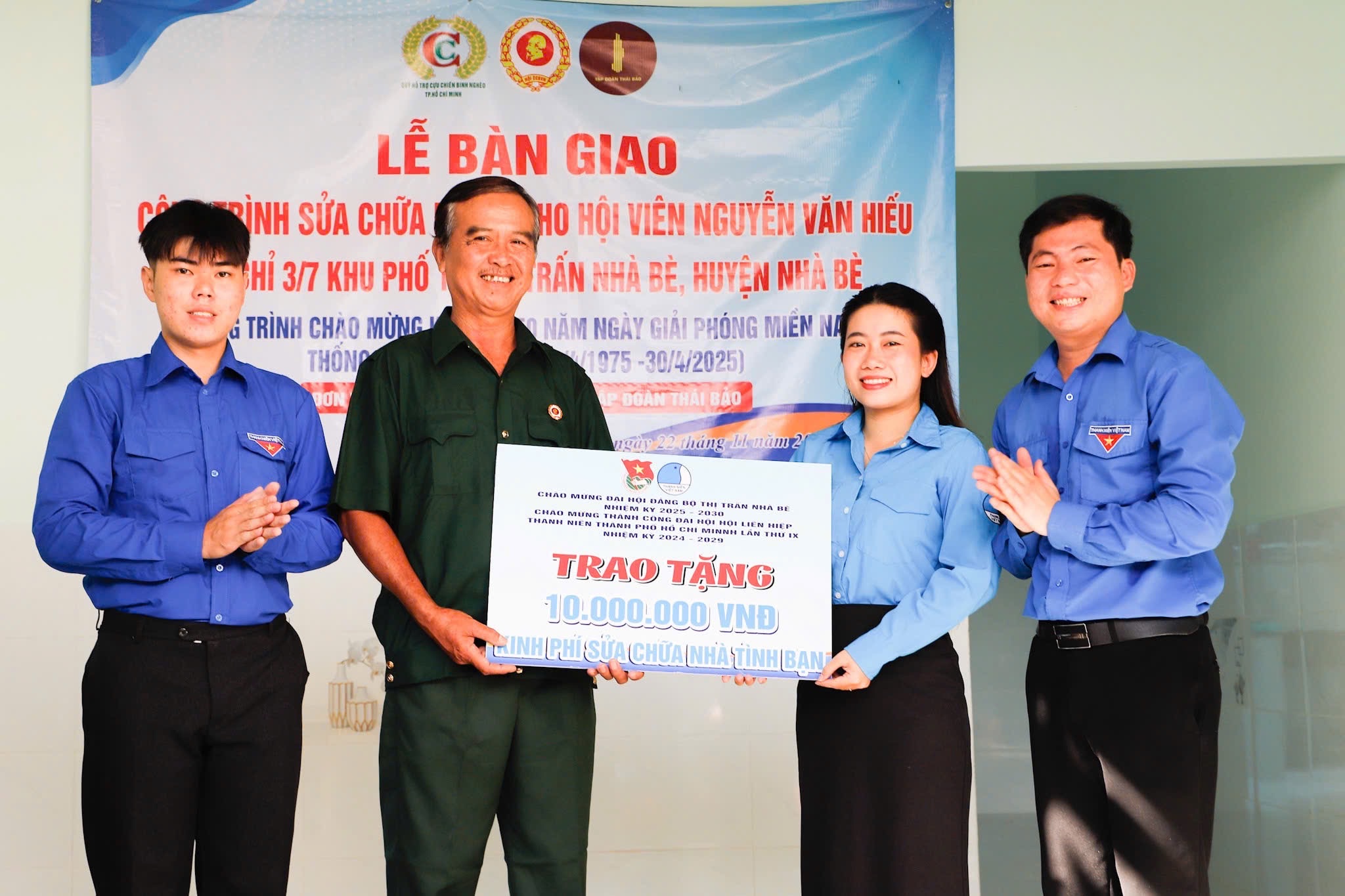 Khánh thành, bàn giao Nhà đồng đội cho thương binh Nguyễn Văn Kim Châu